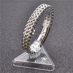 Fortune Jewel Fish Scale Magnetic Buckle Titanium Steel Balance Bracelet Bangle