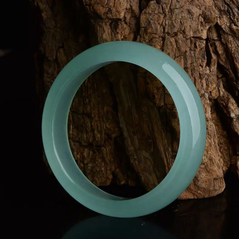Fortune Jewel Natural Jade Luck Healing Prosperity Bangle Bracelet