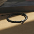 Fortune Jewel Black Onyx Bead Support Protection Bracelet
