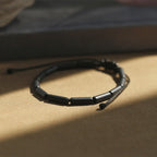Fortune Jewel Black Onyx Bead Support Protection Bracelet