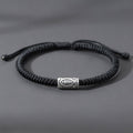 Fortune Jewel Tibet Koi Fish Wealth Black String Bracelet