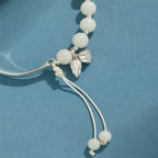 Fortune Jewel Bodhi Seed Butterfly Lotus Luck Wealth Bracelet Bangle
