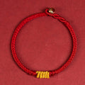 Fortune Jewel Handcrafted King Kong Knot Luck Protection Braid Rope Bracelet