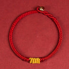 Fortune Jewel Handcrafted King Kong Knot Luck Protection Braid Rope Bracelet