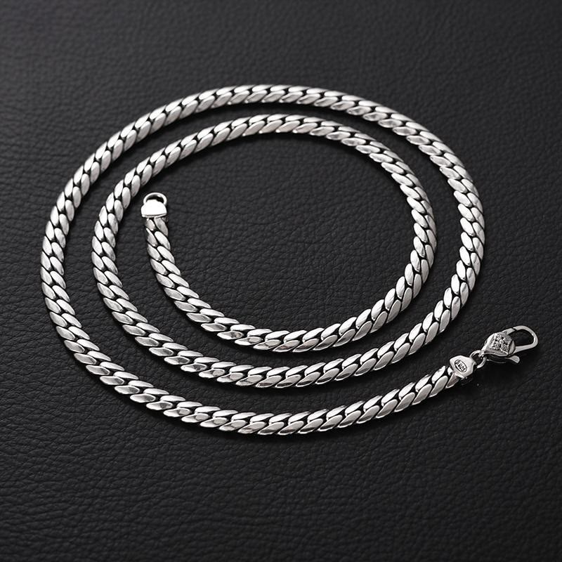 Fortune Jewel Double Dorje Vajra Strength Punk Copper Chain Bracelet Necklace