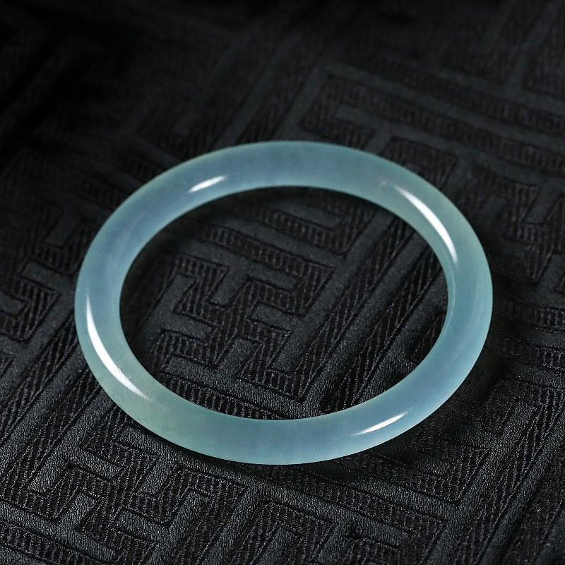 Fortune Jewel Natural Jade Healing Blessing Bangle Bracelet