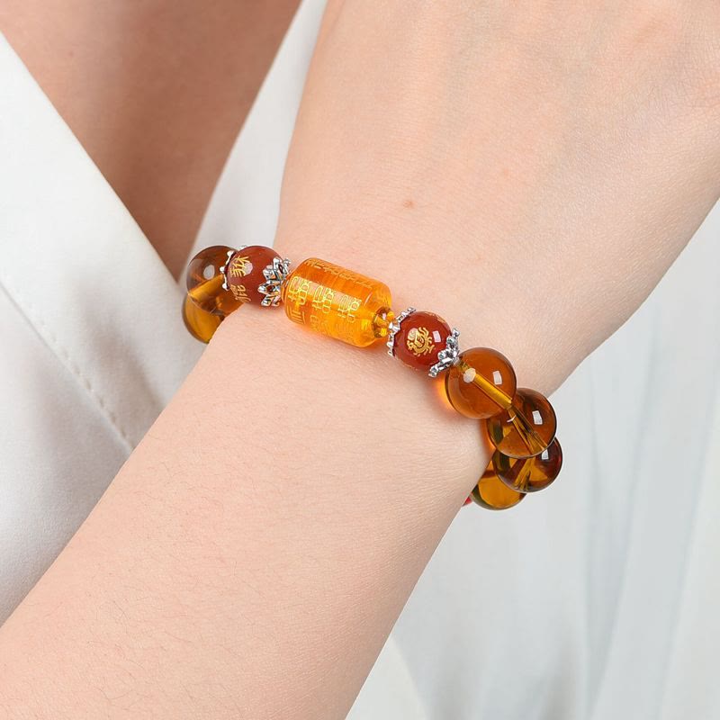 Fortune Jewel Natural Citrine Fortune Happiness Bracelet