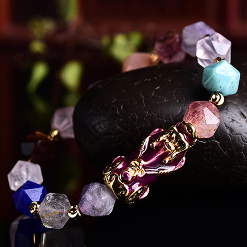 Buddha3bodhi Feng Shui Pixiu Amethyst Luck Bracelet