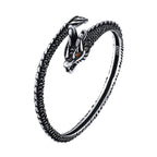 Fortune Jewel Dragon Scales Pattern Luck Protection Bracelet Bangle