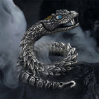 Buddha Stones Dragon Snake Handmade Amulet Protection Chain Bracelet Fortune Jewel