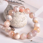 Fortune Jewel Sakura Agate Peace Blessing Bracelet