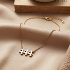 Exclusive: Buddha & Karma 444 Angel Number Necklace - Divine Guidance