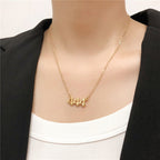 Exclusive: Buddha & Karma 444 Angel Number Necklace - Divine Guidance