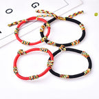 Fortune Jewel Tibetan Handmade Colorful King Kong Knot Lucky Protection Braid String Bracelet