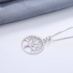 Fortune Jewel The Tree of Life 925 Sterling Silver Creation Necklace Pendant