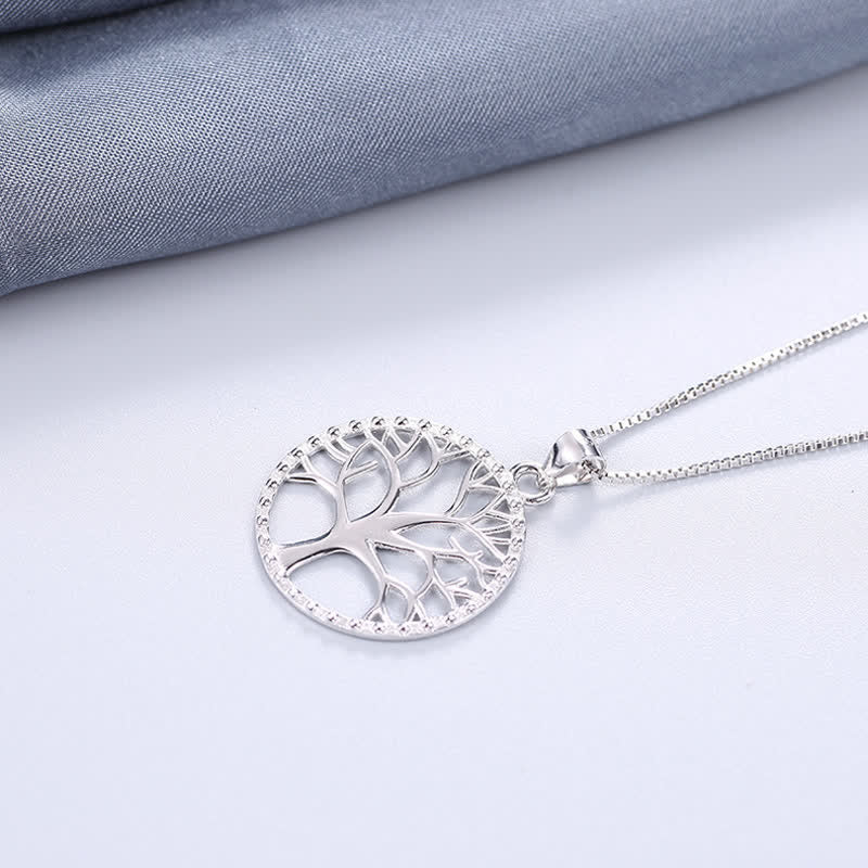 Fortune Jewel The Tree of Life 925 Sterling Silver Creation Necklace Pendant
