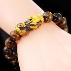 Fortune Jewel  Tibetan Handcrafted Tiger Eye Feng Shui Bracelet