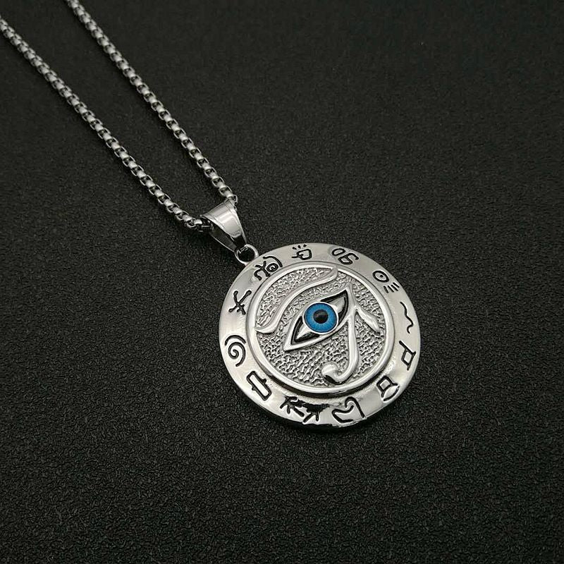 Fortune Jewel Eye of Horus Protection Necklace Pendant
