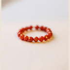 Buddha3bodhi Ultra-fine 2mm South Red Agate Ring