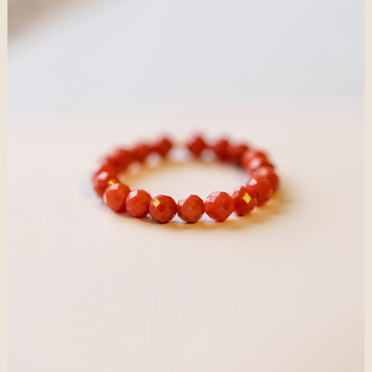 Buddha3bodhi Ultra-fine 2mm South Red Agate Ring