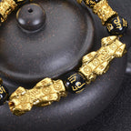 Buddha3bodhi Double Pixiu Obsidian Wealth Bracelet