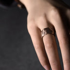 Fortune Jewel Tibetan Simple Design Copper Wealth Ring