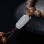 Fortune Jewel 108 Mala Beads Rosewood Jade Calm Bracelet
