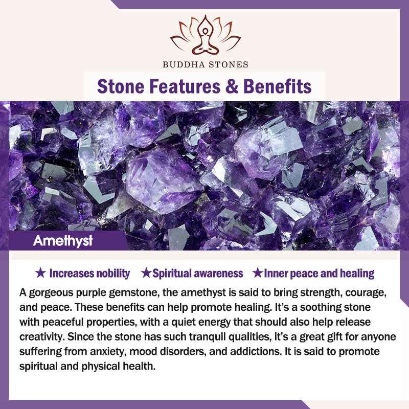 Fortune Jewel Natural Amethyst Green Aventurine Tiger Eye Strawberry Quartz Love Heart Spiritual Bracelet