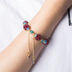 Fortune Jewel Tibetan Garnet Calm Bracelet