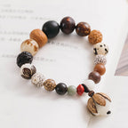 Fortune Jewel Bodhi Seed Lotus Wisdom Peace Wrist Mala Bracelet