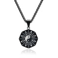 Fortune Jewel Bagua Yin Yang Titanium Steel Balance Necklace Pendant Fortune Jewel