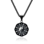 Fortune Jewel Bagua Yin Yang Titanium Steel Balance Necklace Pendant Fortune Jewel