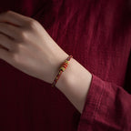 Fortune Jewel Tibet Handmade Chinese Zodiac Natal Buddha Luck Strength Braided String Bracelet