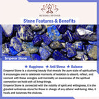 Fortune Jewel Emperor Stone Crystal Happiness Earrings