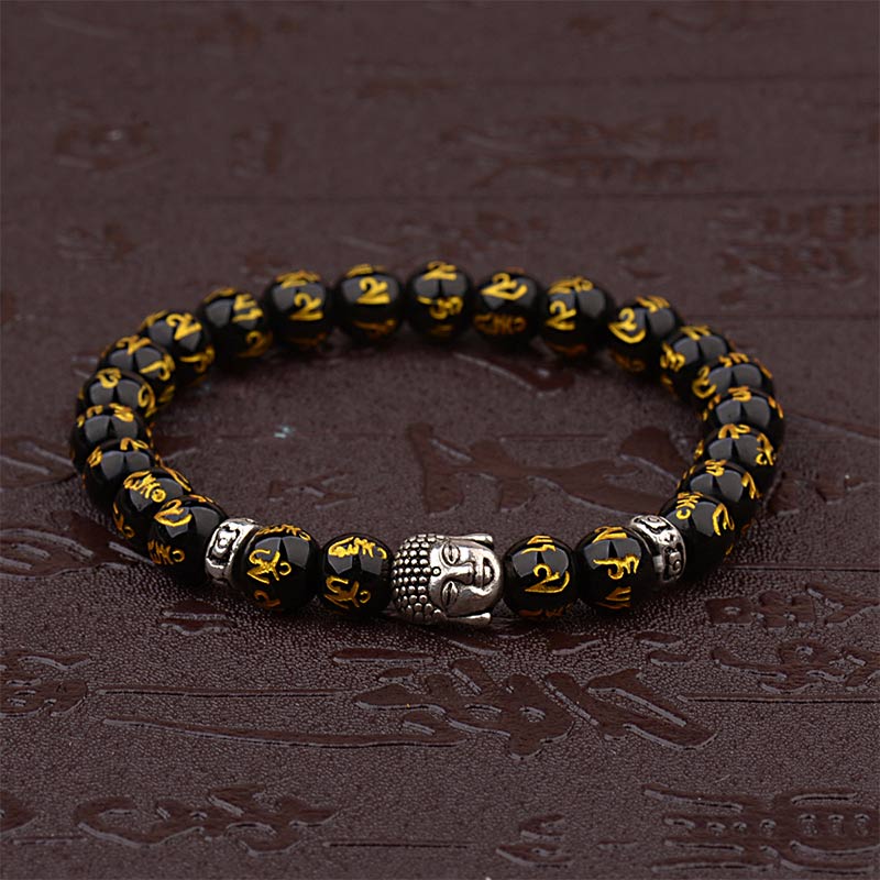 Fortune Jewel Tibetan Buddha Mantra Amulet Bracelet Fortune Jewel