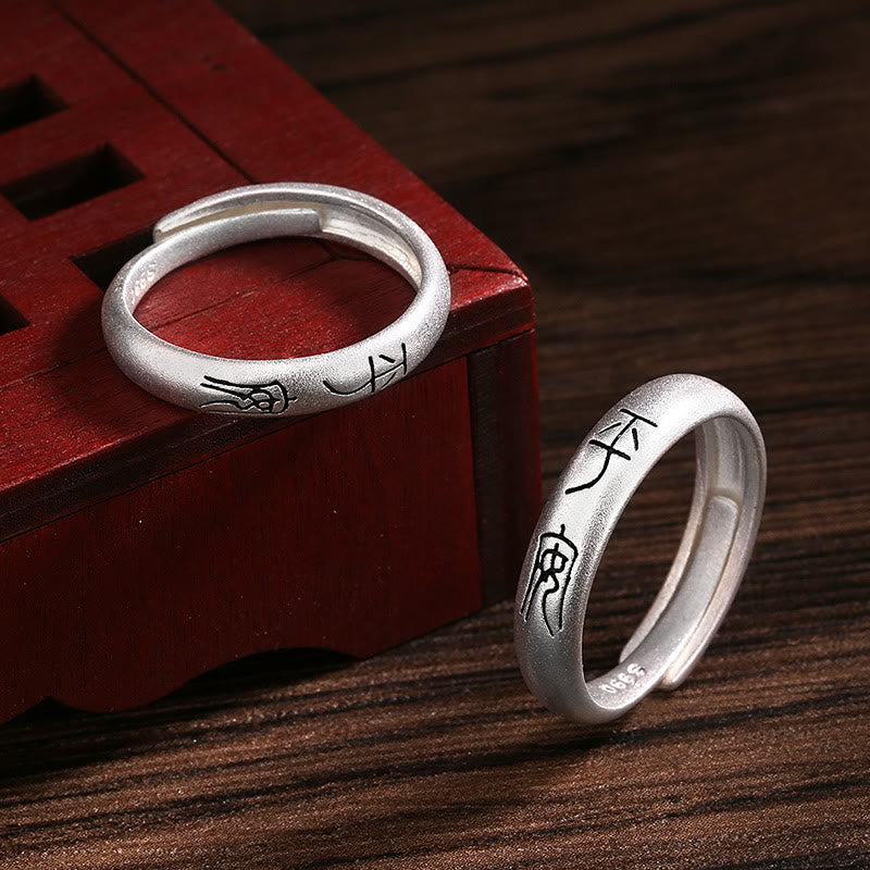 Fortune Jewel Peace And Joy Copper Luck Wealth Ring