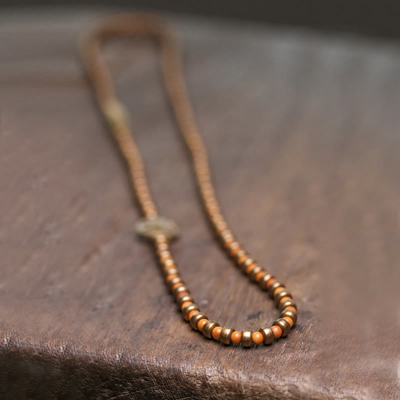 Fortune Jewel Retro Olive Pit Copper Wealth Bracelet