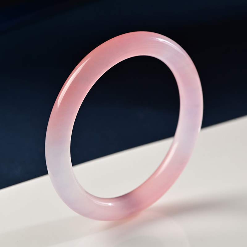 Fortune Jewel Pink Crystal Love Warmth Bracelet Bangle