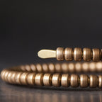 Fortune Jewel Vintage Design Copper Balance Adjustable Cuff Bracelet