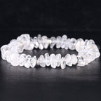 Fortune Jewel Natural White Crystal Lotus Healing Bracelet