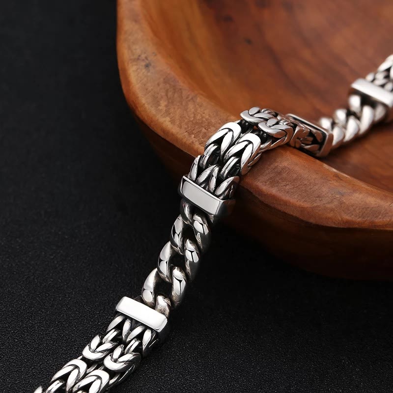 Fortune Jewel Retro Chain Pattern Luck Healing Bracelet