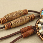 Fortune Jewel Mandala Pattern Beads Creativity Necklace Pendant