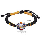 Fortune Jewel Handmade Dancing Lion Luck Braided String Bracelet
