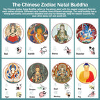 Fortune Jewel Chinese Zodiac Natal Buddha Wealth Luck Adjustable Ring Fortune Jewel