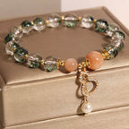 Fortune Jewel Green Phantom Gourd Charm Confidence Bracelet
