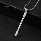 S999 Sterling Silver Sun Wukong Golden Cudgel Necklace Monkey King Pendent for Couples