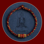 Fortune Jewel Tibet Handmade Chinese Zodiac Natal Buddha Luck Strength Braided String Bracelet