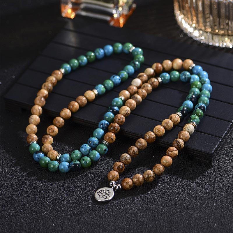 Fortune Jewel 108 Meditation Healing Multilayer Mala