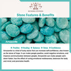 Fortune Jewel Natural Amazonite Stone Healing Lotus Mala Bracelet
