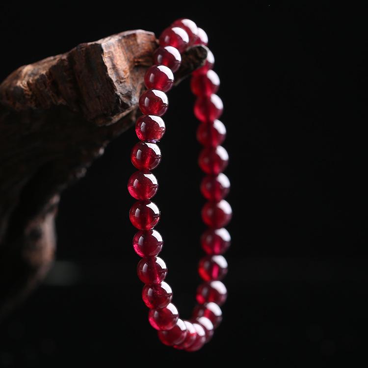 Buddha & Karma Red Garnet Stone Bracelet - Reignite Your Passion & Love